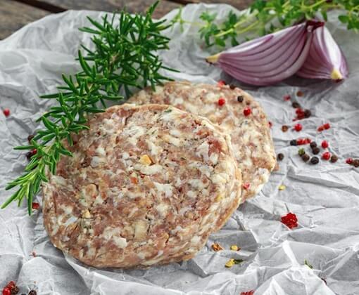 Bavarian pork burger